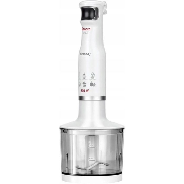 Погружний блендер MPM MBL-28 500 Вт, білий