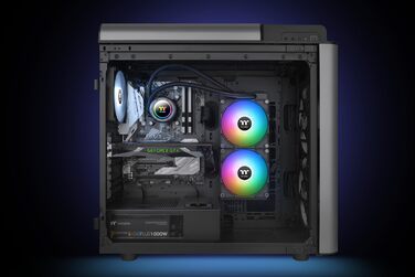 Система водяного охолодження Thermaltake TH280 V2 ARGB 280mm з дзеркальним ефектом Infinity Mirror та 2 вентиляторами CT140 ARGB PWM