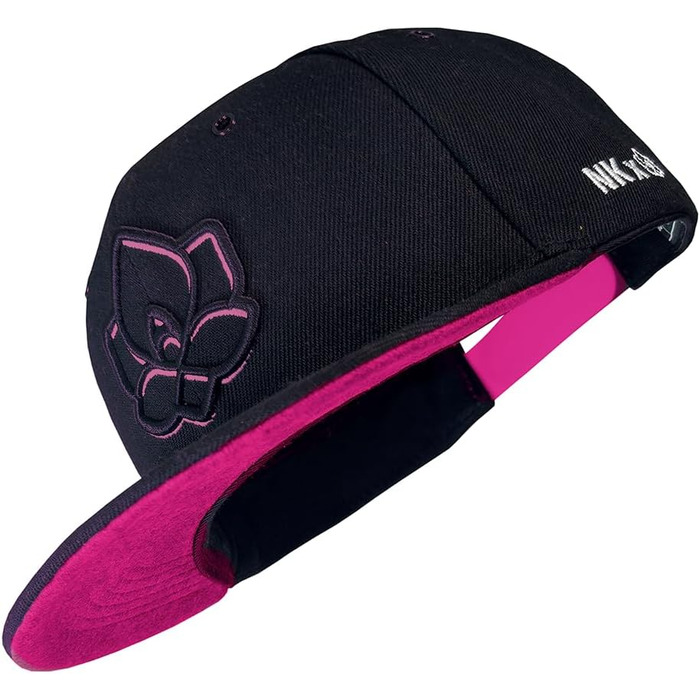 Кепка Nebelkind Snapback Steini Der Keller, універсальний розмір, регульована, чорно-рожева, для чоловіків та жінок