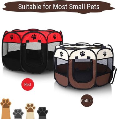 Клітка-забіг для собак і тварин, переносний забіг для собак, кроликів, котів. Оксфорд 600D, для внутрішнього та зовнішнього використання