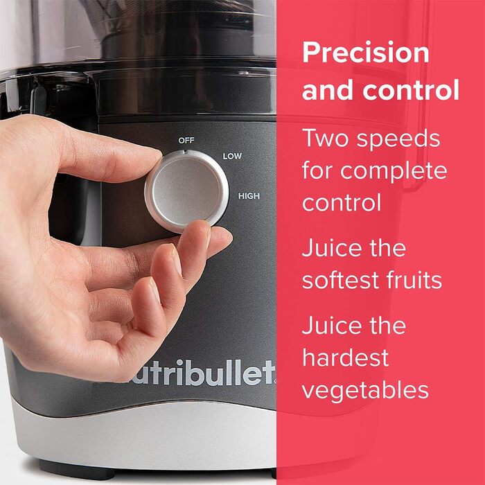 Nutribullet Швидковичавник, JB-BX044D-23, 800 Вт, Графіт, 800 Вт, Одинарний
