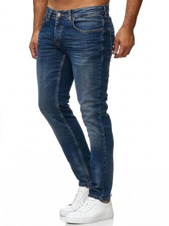 Чоловічі джинси Tazzio Slim Fit Stretch Denim 16533 (33W/36L, блакитні)