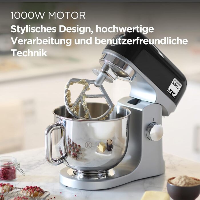 Кухонна машина Kenwood kMix KMX750BK, стаціонарний міксер, чорний