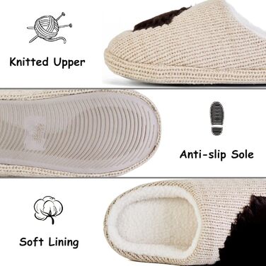 Тапочки жіночі зимові теплі, з плюшевою підкладкою, принт тваринок, розмір 40/41 EU, мультяшний дизайн