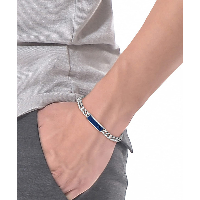 Браслет Lacoste SET&MATCH чоловічий з нержавіючої сталі з візерунком Petit Piqué - 2040097