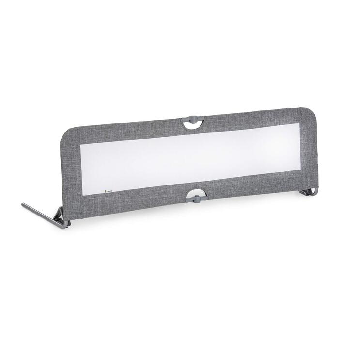 Захисний бортик для ліжка hauck Sleep N Safe Plus XL, дитячий, 150x50x44 см, складаний, для дітей 18 міс-5 років, сірий меланж, підходить для ліжок 200-220 см