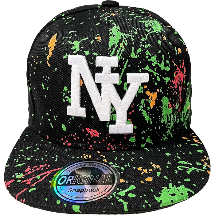 Кепка Snapback USA: стильна кепка-тракер для дорослих та підлітків, чорно-кольорова, універсальний розмір