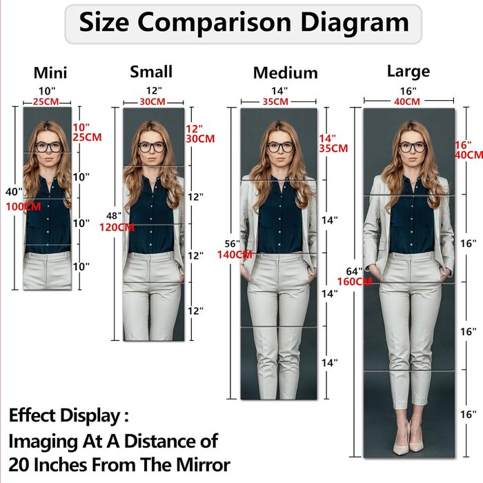 Дзеркальні плитки на стіну, 4 шт., 25x25 см, самоклеючі, акрил, для дитячої кімнати