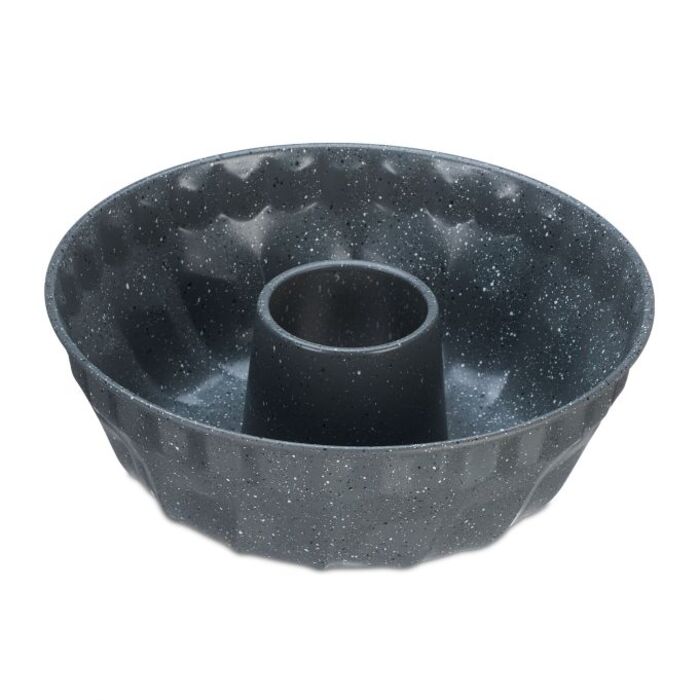 Relaxdays Bundt cake pan, speckled grey