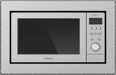 Вбудована мікрохвильова піч Cecotec GrandHeat 2590 BlackRose з грилем, 25 л, сталь