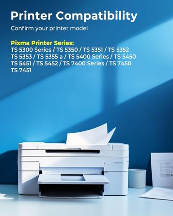 Комплект картриджів ECHALLENGE PG-560XL та CL-561XL для принтерів Canon Pixma TS5350, TS5351, TS5352, TS5353, TS7450, TS7451 (чорний, кольоровий, 2 шт)