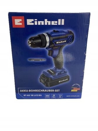 Комплект акумуляторного шуруповерта EINHELL BT-AS 18 Li 2 (18 В, 1.5 Аг)