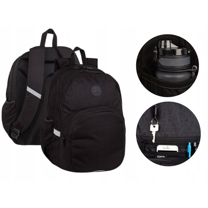 Багатовідсіковий шкільний рюкзак CoolPack, багатоколірний, 20 л
