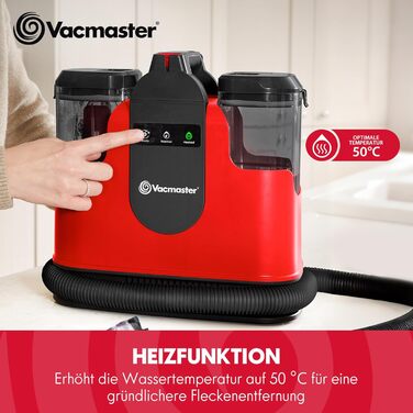 Пилосос миючий Vacmaster STMEUB01 для м'яких меблів та килимів 15КПа, 1150 Вт