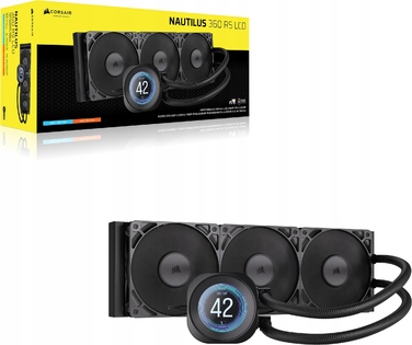 Рідинне охолодження CORSAIR Nautilus 360 RS LCD, чорне