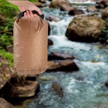 6-Piece Waterproof Dry Bag Set - Dry Sack Lightweight Airtight Pack Sack Set 20L 15L 10L 8L 5L 3L Dry Bag and Long Adjustable Shoulder Strap for Kayaking