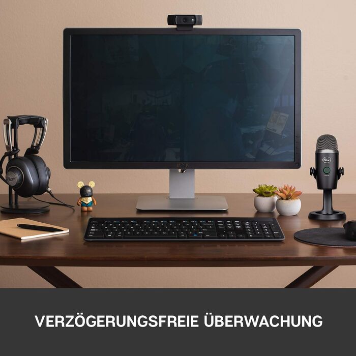 Blue Yeti Nano – Преміум USB-мікрофон для запису, стрімінгу, геймінгу та подкастів (PC/Mac). З Blue VO!CE, кардіоїдна та всеспрямована характеристика, чорний