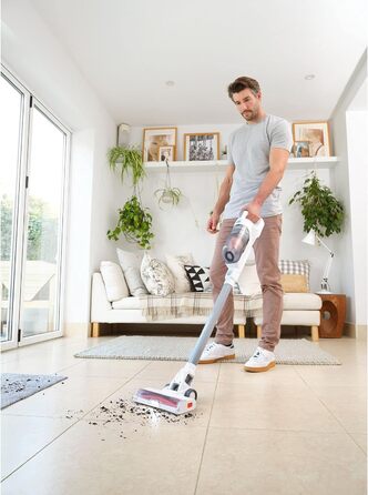 BLACK+DECKER BHFEA515J: Акумуляторний бездротовий пилосос 3-в-1 (18V) з турбощіткою, 2 режими, з насадкою для щілин та зарядним кабелем