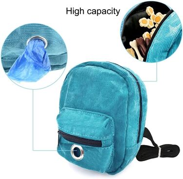 Рюкзак для собак маленьких порід Dongker з повідком 1,2 м, з дозатором для відходів, для прогулянок