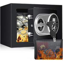 Міцний сейф Tresor Klein з кодовим замком, електронний настінний сейф Vankarr для дому, готелю, офісу, дітей, зберігання грошей, 23*17*17 см