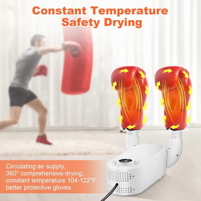 Електричний сушильник для рукавичок Boxhandschuh Trockner з таймером, швидким сушінням та антибактеріальним ефектом