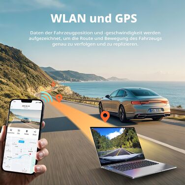 Відеореєстратор Hikvision C6 Pro 3K з GPS, IPS-дисплеєм 3 дюйми, Нічне бачення, WiFi, G-сенсор, Park Mode, підтримка SD до 256GB