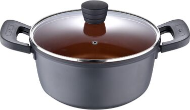 Сковорода San Ignacio Bronze 28x28 см з антипригарним покриттям, литий алюміній, для всіх типів плит