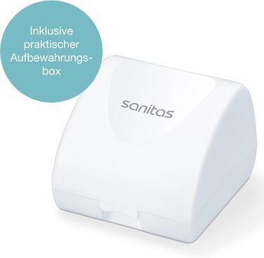 Тонометр Sanitas SBC 22 на зап'ястя (автоматичний вимірювання тиску та пульсу, функція попередження про аритмію)