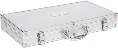 Набір для барбекю 18 предметів у кейсі з нержавіючої сталі, кухонні аксесуари