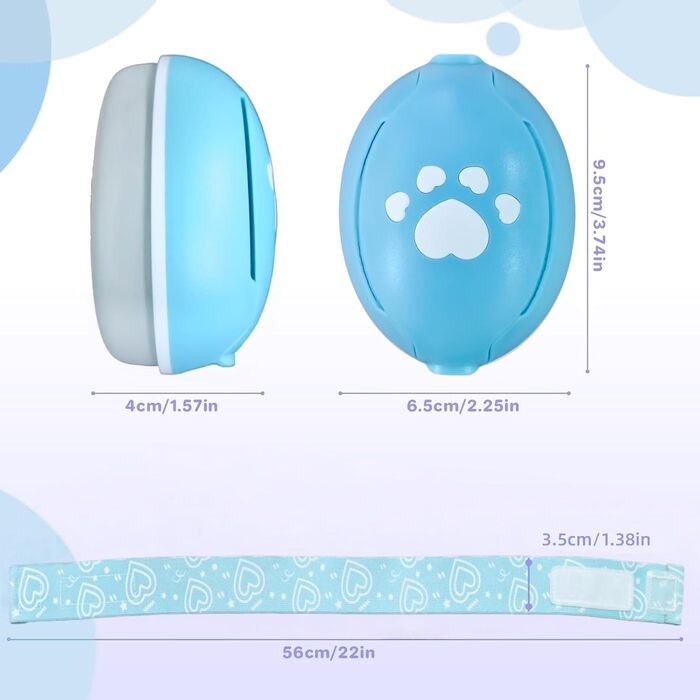 Навушники для захисту слуху дитини, 25db, для дітей до 36 місяців, з шумозаглушенням, блакитні