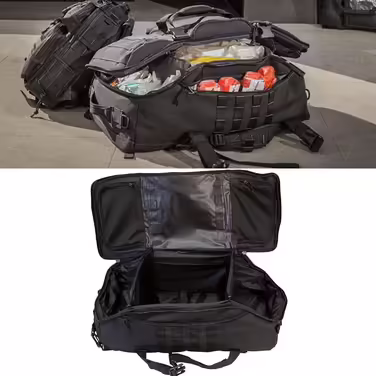 Miramrax Men's Travel Bag - Large Tactical Bag, Weekend Bag, Gym Bag for Overnight Stays, Travel, Military Training, Deployment, Sports, Duffel Bag (45L, Black)