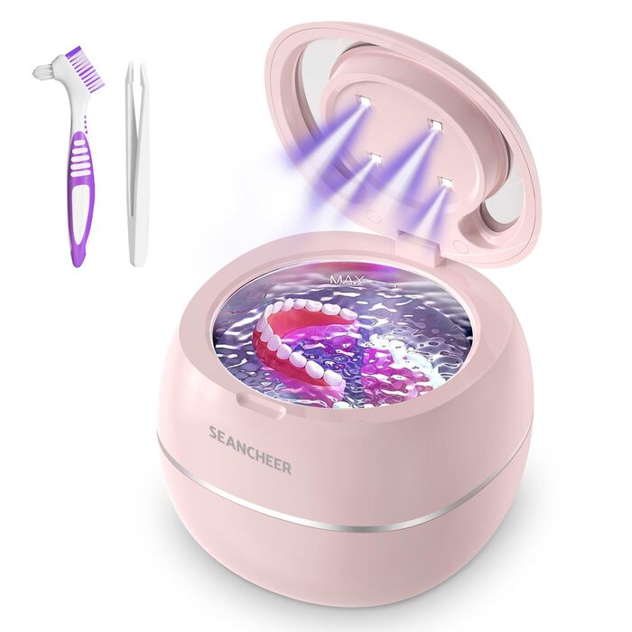 Ультразвукова очищувачка 48000 Гц A-sakura Rosa: для зубних протезів, ювелірних виробів та ін.