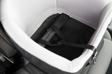 Автокрісло та переноска для собак TRIXIE - 45x39x42 см, до 8 кг, з короткою пов'язкою та кишенею