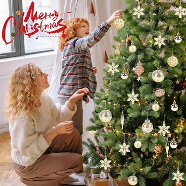 40 шт. прикрас на ялинку: міцні кулі, золоті орнаменти для різдвяного декору