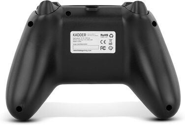 Ігровий кермо KROM з педалями та вібрацією, сумісний з PC, PS3, PS4, Xbox One, з перемикачем передач, кермовим перемикачем та 12 кнопками, USB-підключення для гоночних ігор (Kadoer BK)