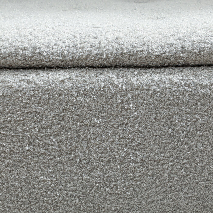 HOMCOM Лавка з місцем для зберігання, до 120 кг, оксамитова текстура, 95x38x45 см, сірого кольору