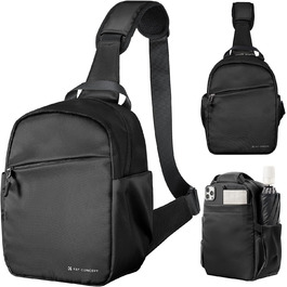 Чорний фоторюкзак K&F Concept для DSLR/SLR камер: компактний, водонепроникний, 5 літрів