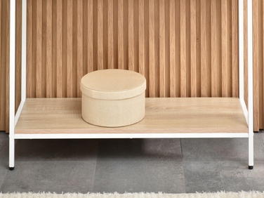 Консольний столик Mebel-Partner, чорний матовий, ламінована плита, 80x30x75 см