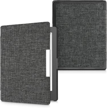 Чохол kwmobile для Kobo Aura Edition 1: тканинний захисний чохол для eReader, темно-сірий