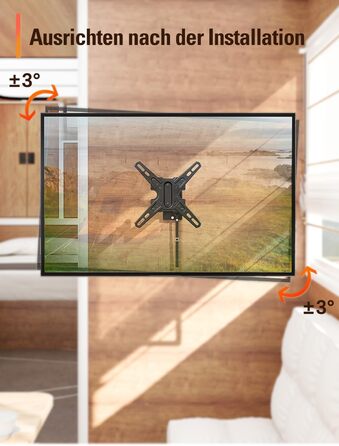 Кріплення для телевізора у RV/Автобусі Mounting Dream MD2212: для телевізорів 13-43 дюймів, до 10 кг, з замком