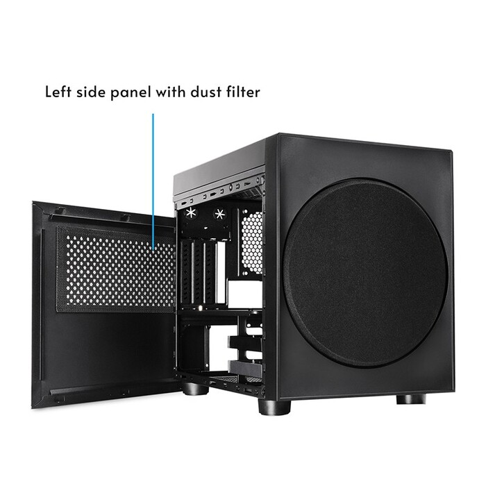 Корпус Chieftec CI-03B-OP Cube Case, чорний