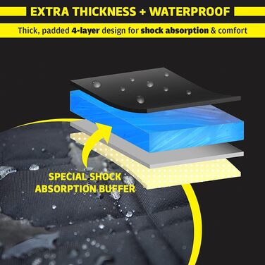 Захист для багажника автомобіля для собак Meadowlark, важкий, водовідштовхуючий, з боковим захистом, чорний. Захищає багажник та бампер від подряпин, шерсті та бруду. Стандартна модель.