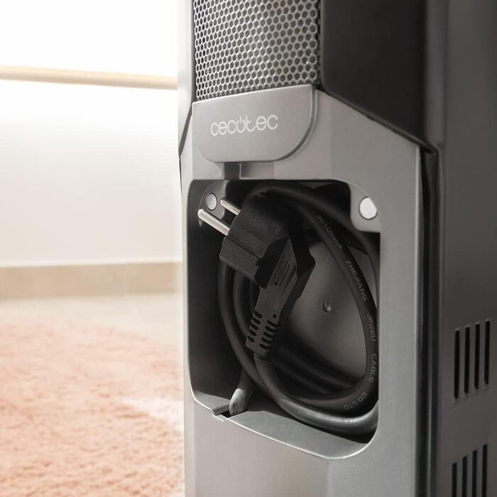 Масляний радіатор Cecotec ReadyWarm 11000 Space, 2500 Вт, 11 ребер обігріву, 3 режими, 25 м², білий (чорний)