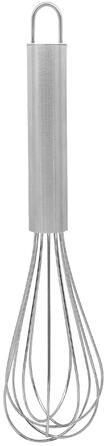 Венчик для збивання Fackelmann Schneebesen 20 см, з нержавіючої сталі, міцний, з надійними дрітками (срібний), 1 шт.
