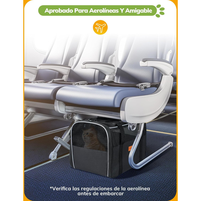 Транспортна переноска для котів та цуценят Morpilot до 5 кг, сіра, велика, для подорожей та до ветеринара