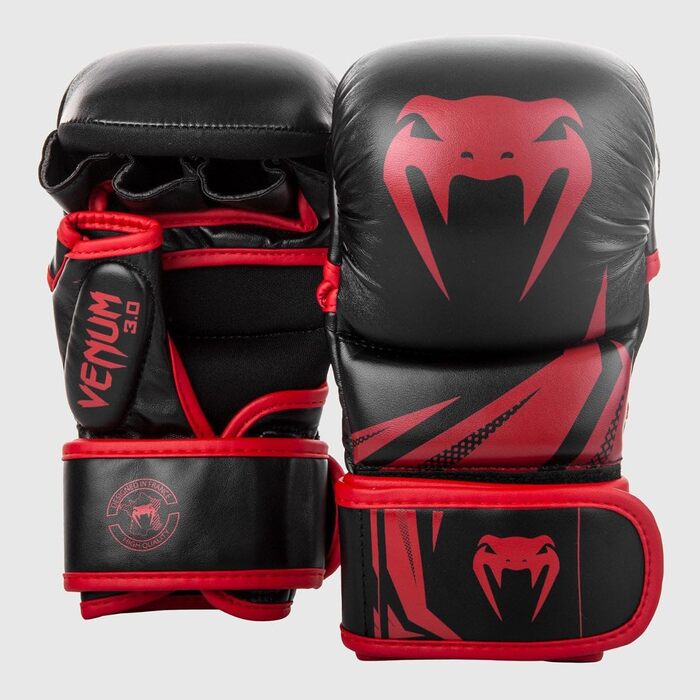 Рукавички для спарингу Handschue Challenger 3.0 (Чорний/Червоний, L-XL)