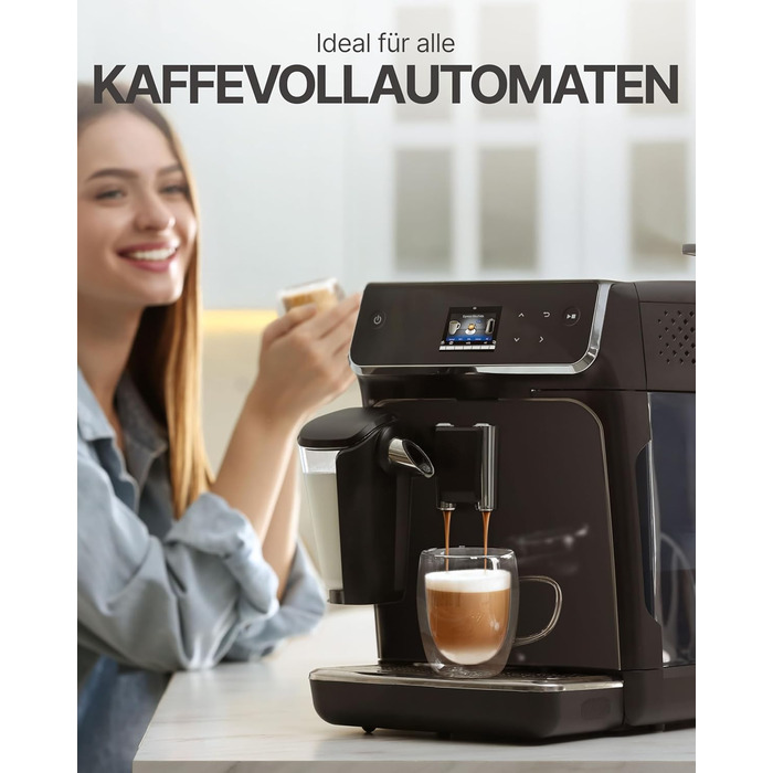 Набір кавових чашок Lemontree 4 шт. 250 мл, подвійні стінки, Borosilikatglas, для капучино, лате макіато, 180°C, стійкі до миття в посудомийній машині, Gastronomie Qualität