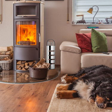 Relaxdays Fireplace Set Modern 5-Piece