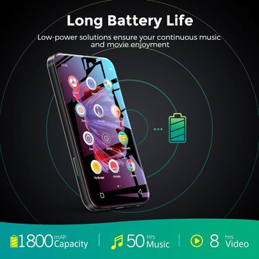 MP3-плеєр TIMMKOO з Bluetooth та WiFi, 4.0