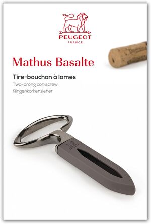PEUGEOT 200367 Mathus Corkscrew, Steel, 1.5 x 8.9 x 15.6 cm, brown